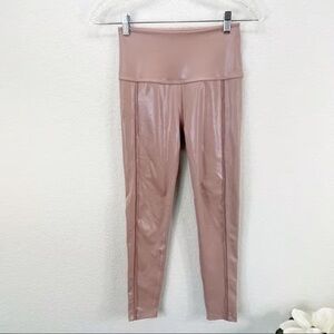 Beyond Yoga Pink Skinny Leggings Shimmer Size Small S